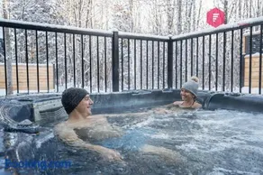 La Perle Bleue - Chalet Spa privé Accès piscine à Pont Rouge - près de Québec - Image 4