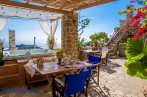 Comfortable house with sea view in Anatoli + jacuzzi - Image 1