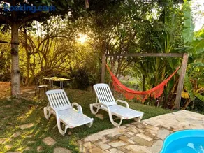 Casinha Branca De Varanda com piscina e fundo pra represa funil em Ijaci - Image 5
