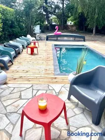 GITE 4 MN DE LA mer et cabourg, piscine, cheminée, table de ping pong, balançoire - Image 2