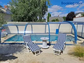 Chambre bleue avec accès plage - Image 1