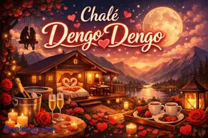 Chalé Dengo Dengo Romântico, Privativo e com Piscina - Image 3