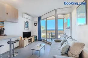 Familienfreundliches charmantes Studio mit Terrasse, Grill und Pool | Meerblick | Nah am Strand - Image 1