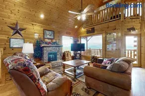 Amazing Mtn Views Cabin Sleeps 4 Hot Tub Deck - Image 3
