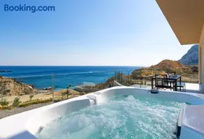 Aquamarine Luxury Suites - Stegna - Beachfront, Jacuzzi , Smart Home, Great View - Image 1