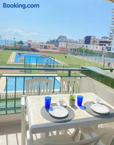 NUEVO con AIRE ACONDICIONADO! Apartamento Peñíscola Playa con piscinas y tenis - Image 1