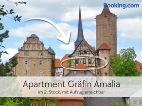 GRAFIN AMALIA - Apartment in der historischen Hinterburg Schlitz - 2 Schlafzimmer - mit Aufzug, Park - Image 3