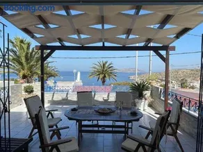 BLUE & WHITE MAISONETTE OVER THE SEA NEAR SOUNIO - Image 2