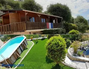 Chalet Cote d'Azur Piscine Terrasse et Vue Mer - Image 1