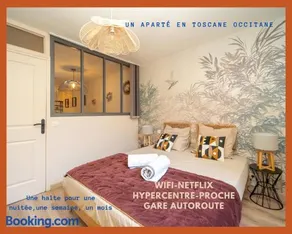 L'Aparté T2 Relax & Cosy en Toscane occitane-Gaillac hypercentre - Image 1
