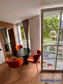 Marių vilos apartamentai Balcony with a Lagoon View - Image 2