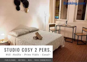 Studio Cosy(5mn Paris)Metro/RER - Image 1