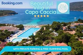 Free Pool, Beautiful villa in Capo Caccia - Image 1