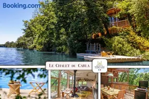 Détente au Bord de l'Eau - Le Chalet du Carla avec Spa et Ponton Privé - Image 1