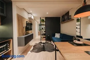 Studio Estiloso - Garagem Grátis - ao lado do Shopping Pelotas - Image 3