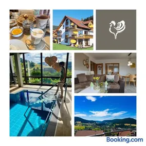 Goldener Hahn Residence Ferienwohnungen mit Infrarot Sauna, Panorama Aussicht & Pool, Frühstücksservice im Aparthotel - Image 1