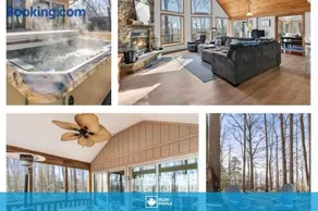 Cabin w hot tub, fire pit & deck - Image 1