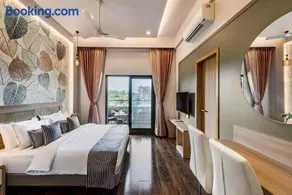 SaffronStays Nishta - 4BR pet-friendly villa with pool, turf, gazebo & terrace BBQ views in Alibaug - Image 5