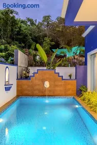 ELIVAAS Signature Casa Vilson 3-BHK Villa With Private Pool, Indoor Bar, Lounge Area, Bathtub and Courtyard - Image 1