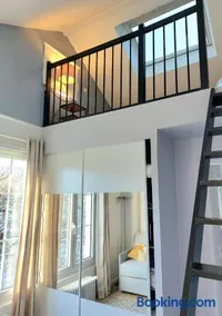 Chambre avec mezzanine dans une maison d'artiste - Image 5