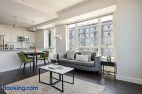 Lux 2BR in Assembly Square | Pool & Fitness Center - Image 2