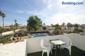Beachside villa, kids and dog welcome, pool , garden fun and spacious terrace - Image 1