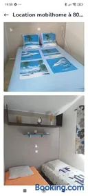 Mobilhome avec terrasse couverte à 800 m de la plage - Image 1