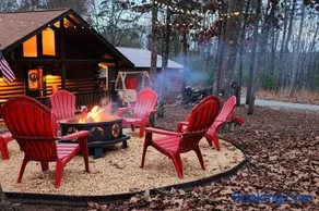 Charming Cabin with Game Room & Firepit - Image 1