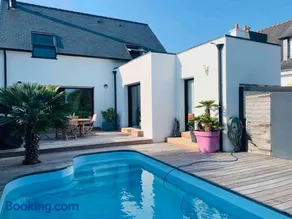 villa piscine vue Petite mer de Gâvres - Image 1