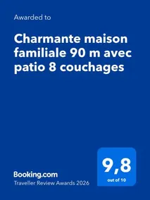 Charmante maison familiale 90 m avec patio 8 couchages - Image 2