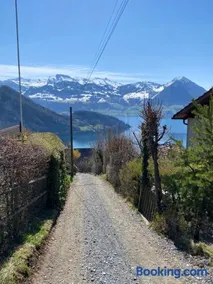 Cozy House above Lake Lucerne in car-free Vitznau Mittlerschwanden at Mount Rigi railway - Image 1