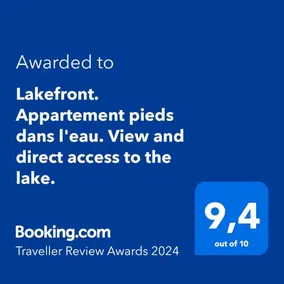 Lakefront. Appartement pieds dans l'eau. View and direct access to the lake. - Image 4