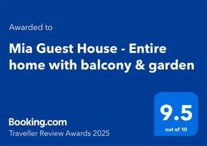 Mia Guest House - Entire home with balcony & garden - Image 3