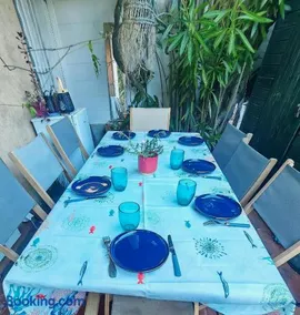 Maison de vacances à l'Ayguade classée 3 étoiles, climatisée,3mn à pied plage et restos ,5mn aéroport, 10mn gare - Image 2