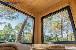 Tiny-House en Nature - Salle de bain italienne - Lit king Grand confort - Image 2