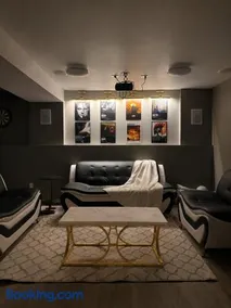 Modern Upper Basement Theatre Suite of Hinton! - Image 3