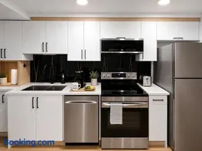 Modern 2BR Suite Near Anthony Henday with Parking, Workspace, and Laundry - Image 2