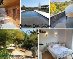 Studio 4 pers Piscine Chauffée accès à pied à la plage Santa Giulia - Image 1