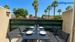 Duplex avec Balcon - Climatisation - 150 m de la plage - Image 1
