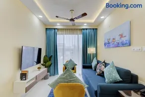 Luxe 2BHK 10min from GOI airport with Pool access - Image 1