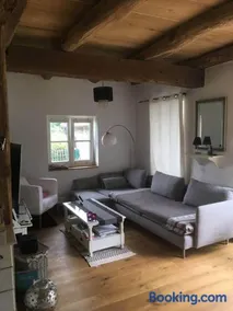 Fachwerkhaus am See mit Fass-Sauna im Münsterland - Image 3