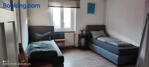 Ferienwohnung - Loft - mit 123qm bei Würzburg mit eigenen gratis Parkplatz Terasse Grill WLAN - nur Einzelbetten - Image 1