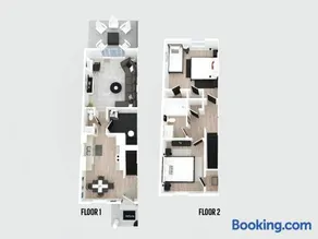 Near Ark Private Parking Patio 2 bed 1&half Bath - Image 5