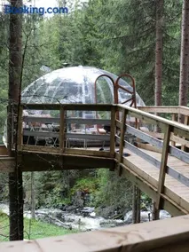Treetop igloo by the river - Image 4