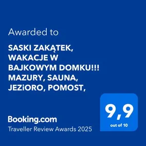 SASKI ZAKĄTEK, WAKACJE W BAJKOWYM DOMKU!!! MAZURY, SAUNA, JEZiORO, POMOST, - Image 2