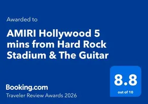 AMIRI Hollywood 5 mins from Hard Rock Stadium & The Guitar - Image 1