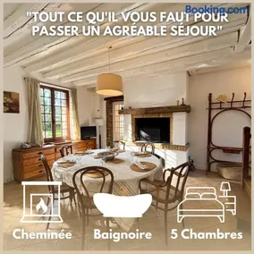 La Maison du Tilleul avec Piscine couverte chauffée - Image 1
