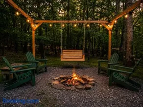 Cozy Cabin w Hot Tub Fire Pit & Loft Getaway - Image 1
