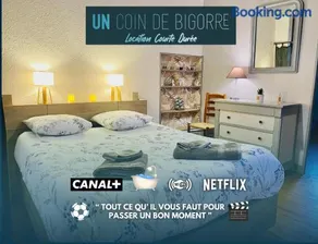 Logements Un Coin de Bigorre - T2 de campagne - Canal plus & Netflix - Wifi fibre - Centre village - Image 1