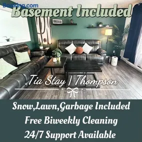 Fully Furnished, 5 Bedrooms, 2 Kitchens, Free Parking, Corporate Housing - Image 1